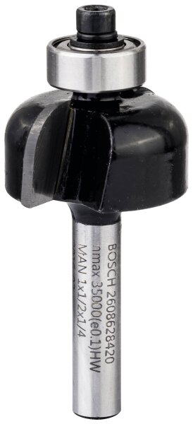 BOSCH Accessories 2608628420 Hohlkehlfräser Arbeits-Länge 12.70 mm Schaftdurchmesser 6.35 mm