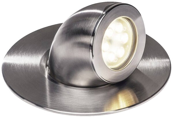 SLV GIMBLE OUT 150 LED Boden- 1000384 einbauleuchte Edelstahl 3000K 36° IP67