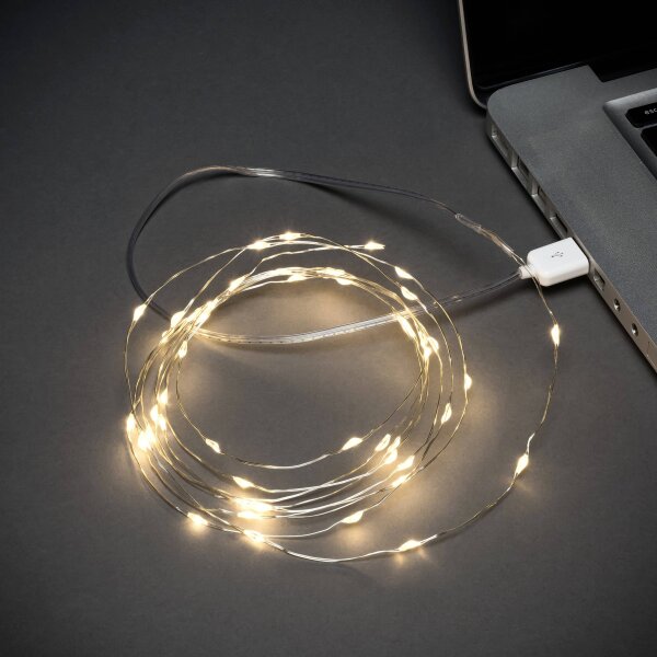 KONSTSMIDE 1770-190 USB-Lichterkette Innen EEK: G (A - G) über USB Anzahl Leuchtmittel 50 LED W