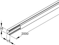 NIEDAX GROUP NIED Blechkanal LLK 16.016 W mit Deckel  **...