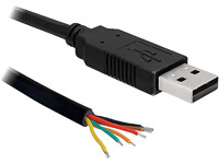 DELOCK USB Kabel Delock USB A -> TTL6 seriell St/offene Kabelenden