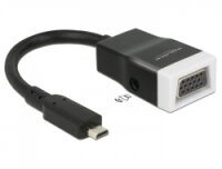 HDMI Adapterkabel micro Delock-D St > VGA BU/Audio