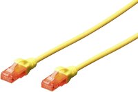 DIGITUS Patchkabel DIGITUS RJ45 U/UTP Cat6  0.50m gelb...