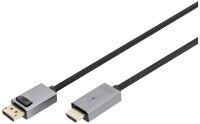 DIGITUS DisplayPort Adapterkabel, DP - HDMI Typ A 3m