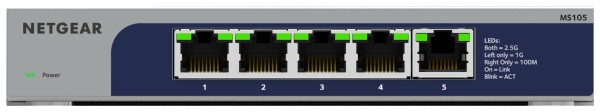 NETGEAR SWITCH MULTI-GIGABIT A 5 PORTE 2.5G ( MS105-100EUS )