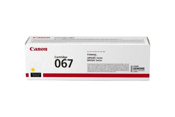 CANON CARTRIDGE 067 Y