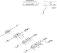 HERA Trafo LED 350/5W mit 20604002701 einer Buchse