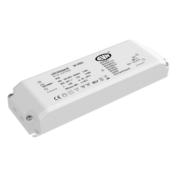 EVN LED-Netzgerät Kst 1-36W 24V SLK24036 DC IP20 ws