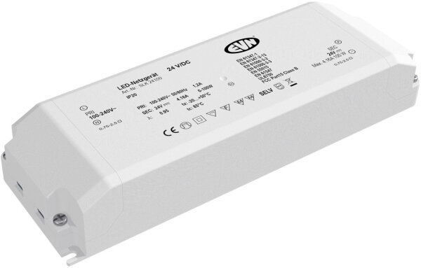 EVN NG 24V/DC -0,1-100W -IP20 - SLK24100 Primär: 100-240V/AC SLK24100