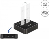 DELOCK M.2 Dockingstation für 2xM.2 SATA SSD mit Klon